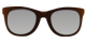 a simple illustration of sunglasses with dark brown frames