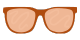 a simple illustration of glasses with sepia lenses